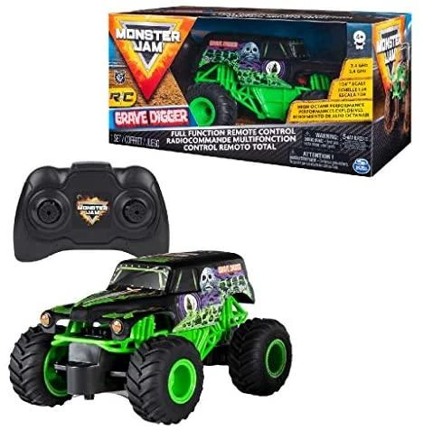 Spin Master MONSTER JAM visureigis RC 1:24 Grave Digger, 6044955
