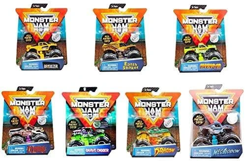 MONSTER JAM visureigis 1:64, 1 vnt.
