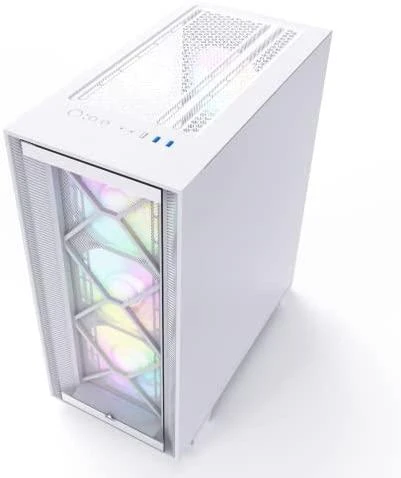 Montech AIR 1000 Premium, Midi-Tower, Tempered Glass - baltos spalvos