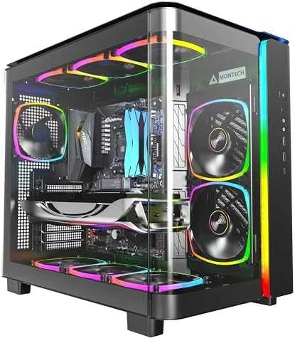 Montech KING 95 PRO Mid Tower, Tempered Glass, ARGB – Juodas