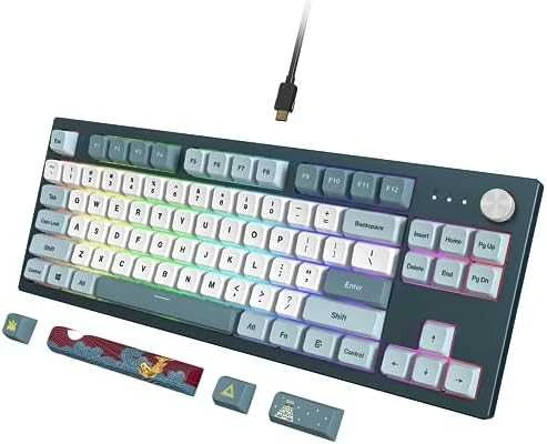 Montech MKey TKL Freedom Klaviatūra žaidimams - GateronG Pro 2.0 Geltona (US)