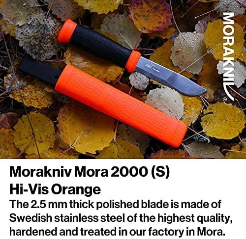 Morakniv® 2000 Hi-Vis oranžinis peilis