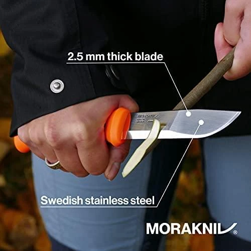 Morakniv® 2000 Hi-Vis oranžinis peilis