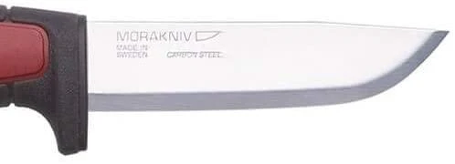 Peilis MORAKNIV® PRO C, anglinio plieno geležtė 91x2mm raudonas