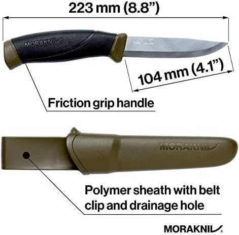 Morakniv Kansbol su polimero dėklu (S) žalias