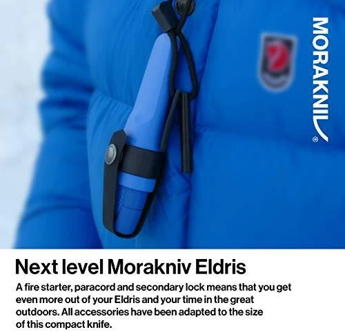 Morakniv® Eldris peilis ant kaklo, mėlynas, "Fire Starter" rinkinys