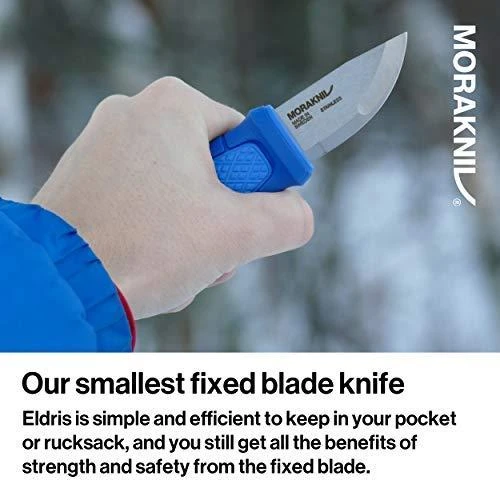 Morakniv® Eldris peilis ant kaklo, mėlynas, "Fire Starter" rinkinys