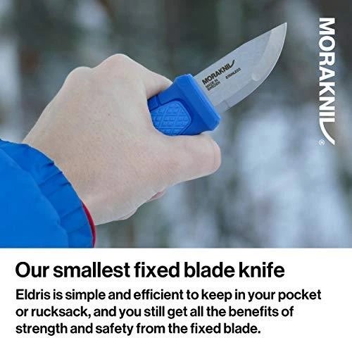 Morakniv® Eldris peilis ant kaklo, mėlynas, "Fire Starter" rinkinys