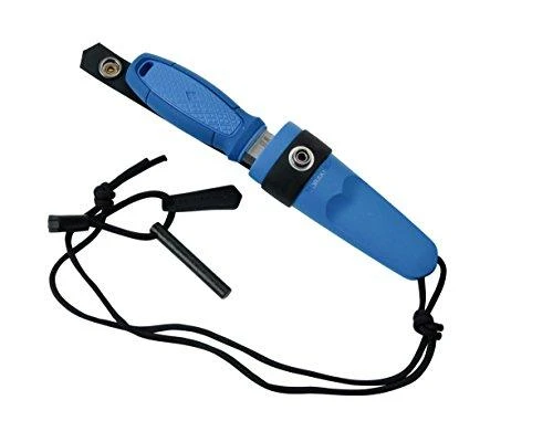 Morakniv® Eldris peilis ant kaklo, mėlynas, "Fire Starter" rinkinys