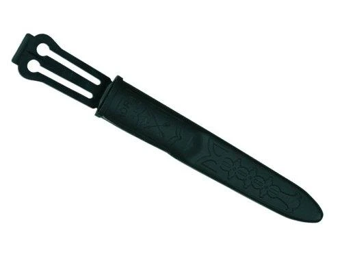Morakniv Drožinėjimo peilis Mora Junior su metaline piršo apsauga. Laminuoto plieno geležtė 76mm*2mm, lakuota beržinė rankena