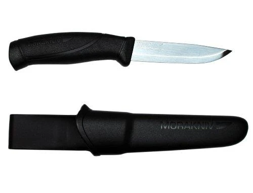 Morakniv® Companion (S) peilis, juodas, nerūdijantis plienas