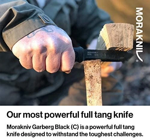 Morakniv Garberg BlackBlade™ su Multi-Mount tvirtinimu (C) juodas
