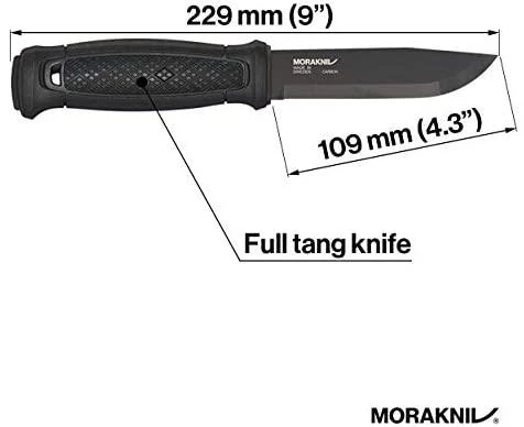 Morakniv Garberg BlackBlade™ su Multi-Mount tvirtinimu (C) juodas