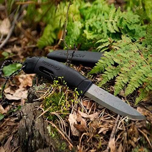 Morakniv Stovyklavimo peilis su ugnies skeltuvu Companion spark (S), 104mm, juodas