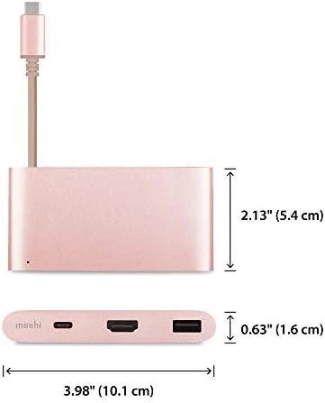 „Moshi“ USB-C kelių prievadų adapteriai / replikatorius (99MO084207)