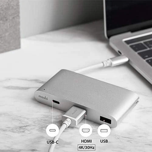 „Moshi“ USB-C kelių prievadų adapteriai / replikatorius (99MO084207)