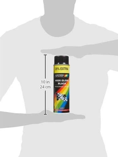 MOTIP Dažai juodi blizgantys 500ml