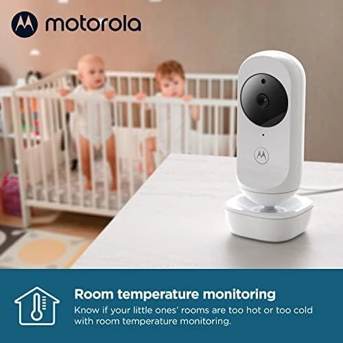 Kūdikio stebėjimo kamera Motorola VM34 4.3", Baltos spalvos