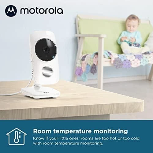 Kūdikių stebėjimo kamera Motorola VM483, 2,8" (laidinė mobili auklė)