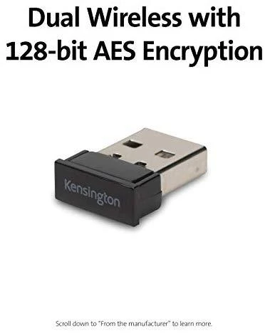Kensington K75404EU kompiuterinė pelė RF belaidis + „Bluetooth“ 1600 DPI dešinei rankai