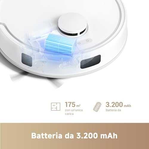 Dulkių siurblys - robotas Mova E20, Baltas
