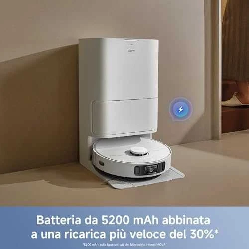 Dulkių siurblys - robotas MOVA E40 Ultra, baltas