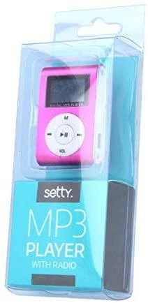 Setty MP3 grotuvas + ausinės, pilkos spalvos
