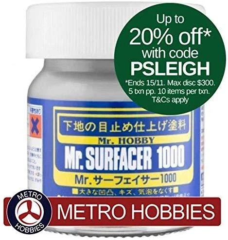 „Mr Hobby Mr.Hobby Mr. Surfacer“ gruntai 1000 ml (SF-284)