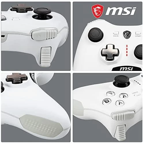 Žaidimų pultelis MSI Force GC20 V2, baltos spalvos