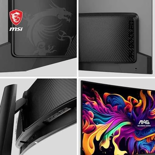 Žaidimų monitorius MSI MAG 341CQP, 34" UWQHD (3440x1440) QD-OLED lenktas, 21:9, 175Hz, 0.03ms, HDR