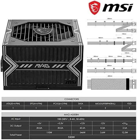 Maitinimo blokas MSI MAG A650BN 650W