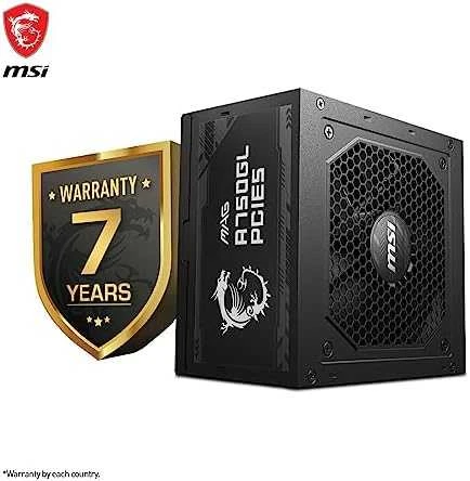 Maitinimo šaltinis MSI MAG A750GL PCIE5, 750 W, 80 Plus Gold