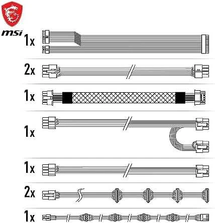 Maitinimo šaltinis MSI MAG A750GL PCIE5, 750 W, 80 Plus Gold