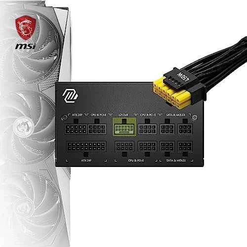 Maitinimo šaltinis MSI MAG A750GL PCIE5, 750 W, 80 Plus Gold