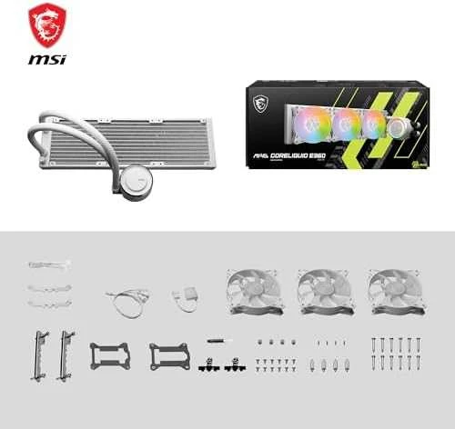 MSI MAG CORELIQUID E360 Baltas LIQUID COOLING