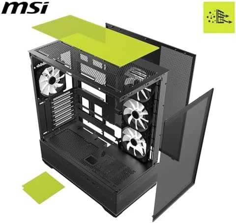 MSI MAG PANO 110R PZ kompiuterio korpusas Midi Tower Juodas