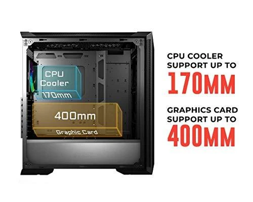 MSI MPG GUNGNIR 100 PC dėklas, Mid-Tower, USB 3.1, Juodas