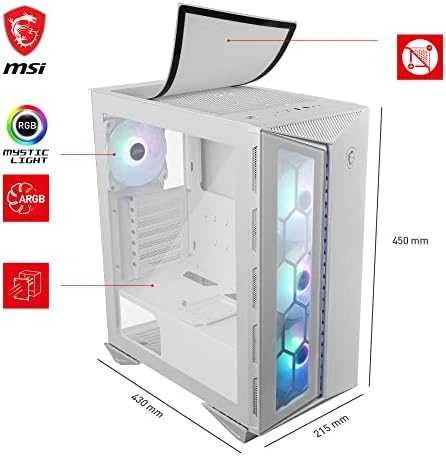 MSI | MPG GUNGNIR 110R | Side window | Mid-Tower | ATX | Baltas