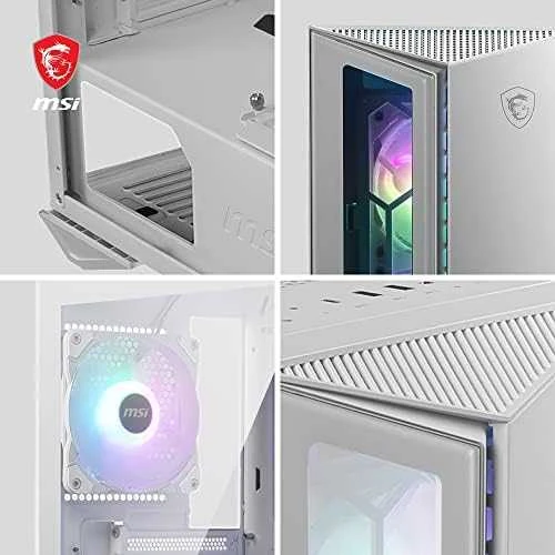 MSI | MPG GUNGNIR 110R | Side window | Mid-Tower | ATX | Baltas
