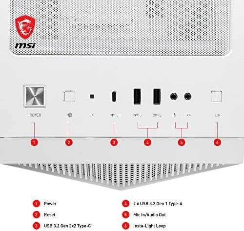 MSI | MPG GUNGNIR 110R | Side window | Mid-Tower | ATX | Baltas