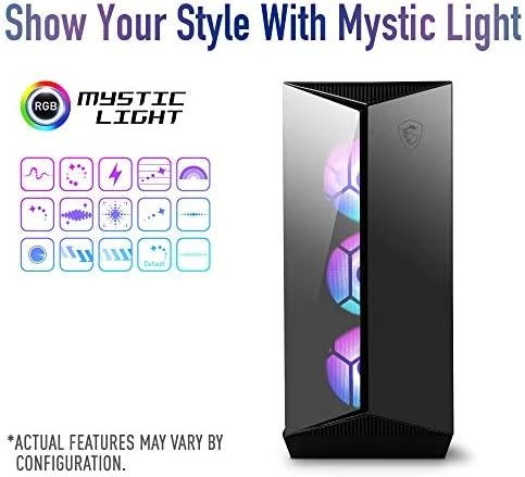 Kompiuterio korpusas MSI MPG GUNGNIR 110R/Mid Tower/Juodas