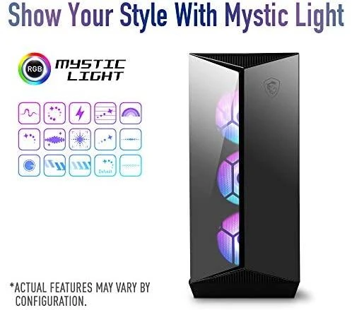 Kompiuterio korpusas MSI MPG GUNGNIR 110R/Mid Tower/Juodas
