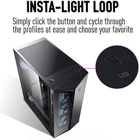 Kompiuterio korpusas MSI MPG GUNGNIR 110R/Mid Tower/Juodas