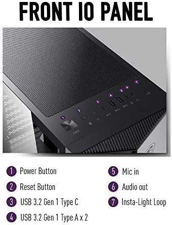 Kompiuterio korpusas MSI MPG GUNGNIR 110R/Mid Tower/Juodas