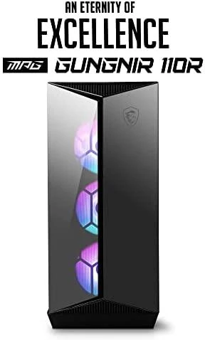 Kompiuterio korpusas MSI MPG GUNGNIR 110R/Mid Tower/Juodas