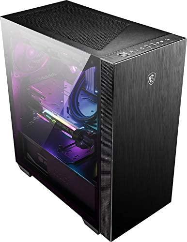 MSI MPG SEKIRA 100P Vidutinis bokštas 2xUSB 3.0 1xType C 4x120mm Juodas Ventiliatoriaus grūdinto stiklo langas