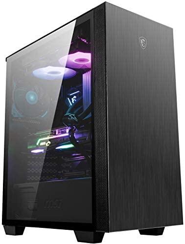 MSI MPG SEKIRA 100P Vidutinis bokštas 2xUSB 3.0 1xType C 4x120mm Juodas Ventiliatoriaus grūdinto stiklo langas