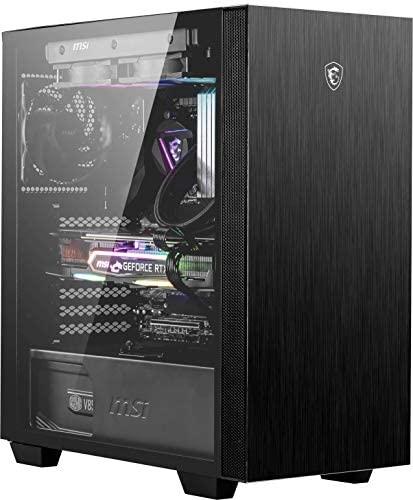 MSI MPG SEKIRA 100P Vidutinis bokštas 2xUSB 3.0 1xType C 4x120mm Juodas Ventiliatoriaus grūdinto stiklo langas