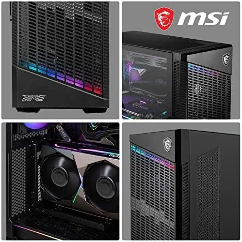 MSI | PC Case | MPG VELOX 100P AIRFLOW | Side window | Mid-Tower | ATX | Juodas