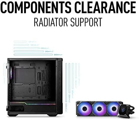 MSI | PC Case | MPG VELOX 100P AIRFLOW | Side window | Mid-Tower | ATX | Juodas